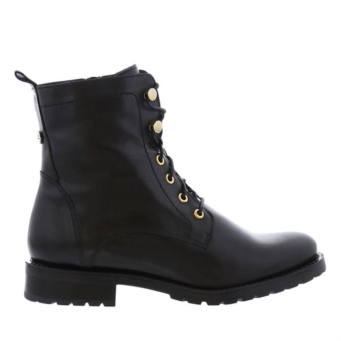 Carl Scarpa Renelle Lace Up Black Boots